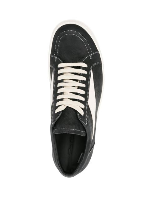 vintage sneakers man black in leather RICK OWENS | RU01D3897 LBKLCO911
